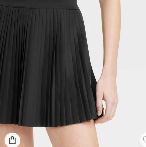 NWT All In Motion Pleated Active Dress Black Small - Picture 4 of 4